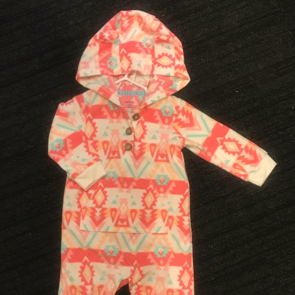 Girls’ Christmas/Winter Fleece Bodysuit ❄️